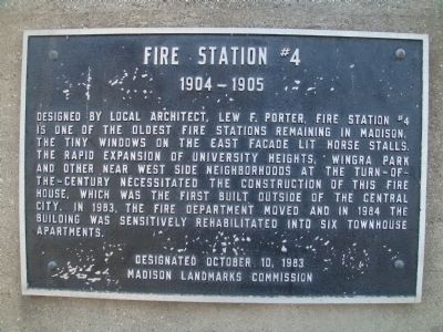 Fire Station #4 Marker image. Click for full size.