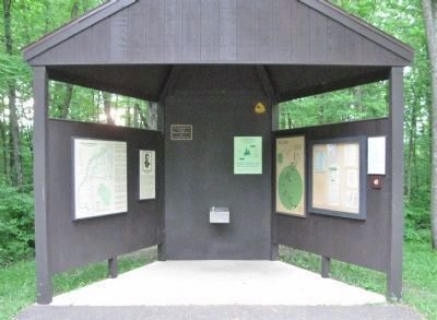 Governor Knowles State Forest Information Kiosk image. Click for full size.