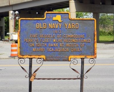 Old Navy Yard Marker image. Click for full size.
