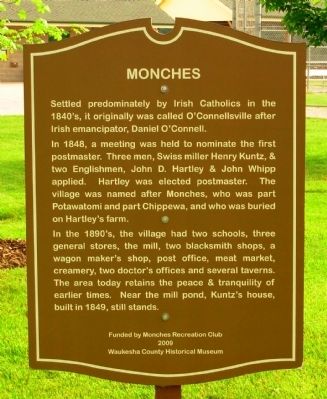 Monches Marker image. Click for full size.