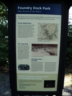 Foundry Dock Park Marker image. Click for full size.