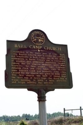 Bark Camp Church Marker image. Click for full size.