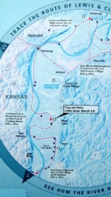 Map on Wetland Habitats Marker. Click for full size. Map on Wetland Habitats Marker image. Click for full size.