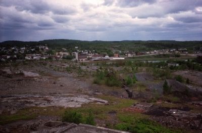 Town of Cobalt from vicinity of the mine trenches. image. Click for full size.