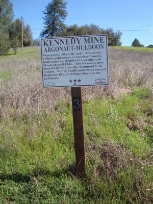 Kennedy Mine Marker image. Click for full size.