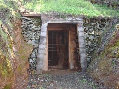 Massa (Tunnel) Adit Entrance. image. Click for full size.