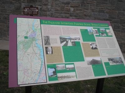 The Palisades Interstate Parkway Scenic Byway Corridor Marker image. Click for full size.
