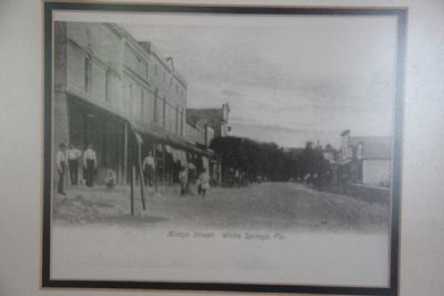 Bridge Street unknown date, Adam's Country Store is on the right in the background image. Click for full size.