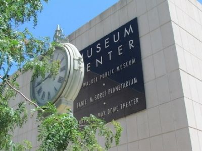Tower Clock and Museum Center Sign image. Click for full size.