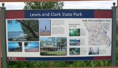 Lewis and Clark State Park Marker image. Click for full size.