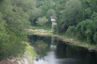 White Sulphur Springs Spring House Stands on the banks next to the Suwanne River.. Click for full size. White Sulphur Springs Spring House Stands on the banks next to the Suwanne River. image. Click for full size.