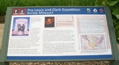 The Lewis and Clark Expedition Across Missouri Marker image. Click for full size.