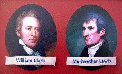 Lewis and Clark Portraits on Expedition Across Missouri Marker. Click for full size. Lewis and Clark Portraits on Expedition Across Missouri Marker image. Click for full size.