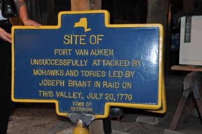 Fort Van Auken Marker image. Click for full size.