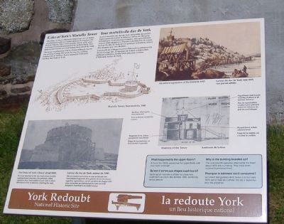 Duke of York's Martello Tower Marker image. Click for full size.