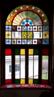 Window in Amelia Earhart Birthplace image. Click for full size.