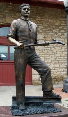 Working Men of the Railroads Statue image. Click for full size.