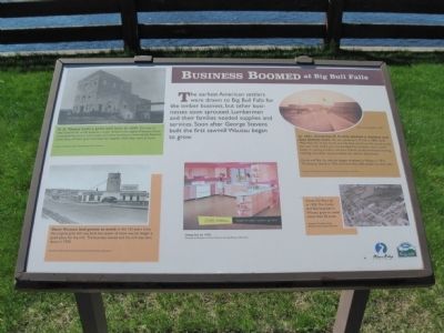 Business Boomed at Big Bull Falls Marker. Click for full size. Business Boomed at Big Bull Falls Marker image. Click for full size.