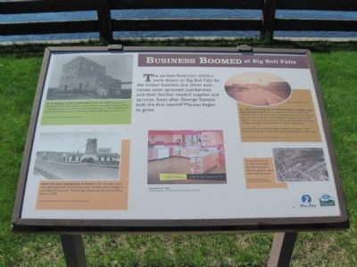 Business Boomed at Big Bull Falls Marker image. Click for full size.