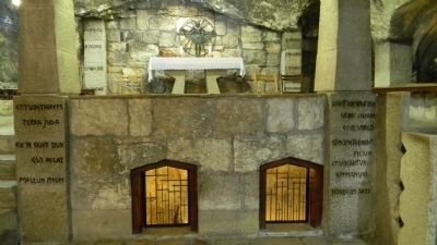 Roman Catholic Chapel of the Manger in the Grotto of the Nativity image. Click for full size.