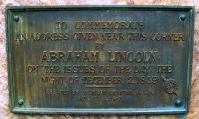 Lincoln Address Marker image. Click for full size.