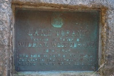 Lake Durant Marker image. Click for full size.