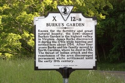 Burke’s Garden Marker image. Click for full size.