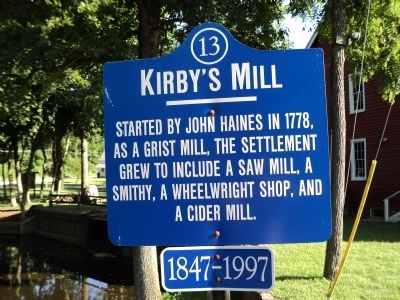Kirbys Mill Marker image. Click for full size.
