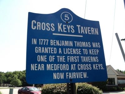 Cross Keys Tavern Marker image. Click for full size.