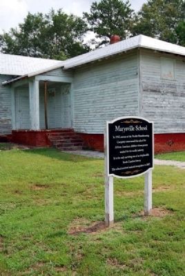 Marysville School and Marker. Click for full size. Marysville School and Marker image. Click for full size.