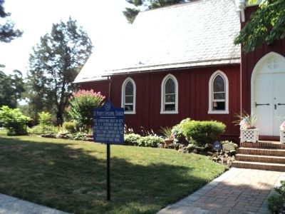St. Peter’s Episcopal Church Marker. Click for full size. St. Peter’s Episcopal Church Marker image. Click for full size.