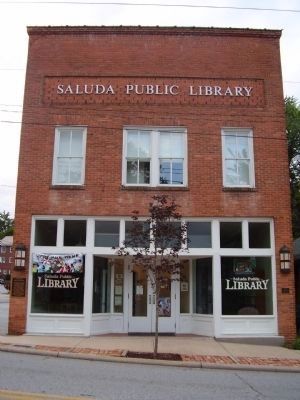 Saluda Public Library. Click for full size. Saluda Public Library image. Click for full size.