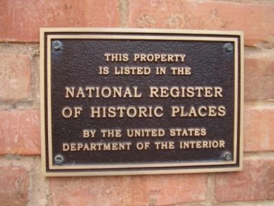 National Register of Historic Places. Click for full size. National Register of Historic Places image. Click for full size.