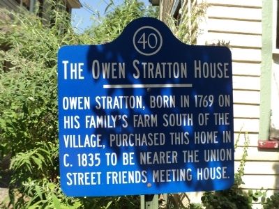 The Otto Stratton House Marker image. Click for full size.