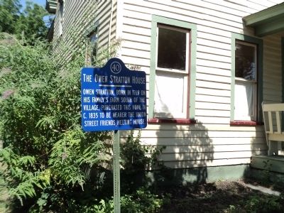 The Otto Stratton House Marker image. Click for full size.