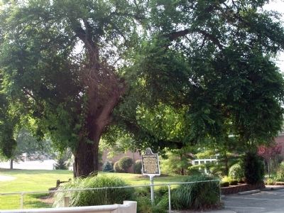 Looking South/East - - Brookville's Grandstand Marker. Click for full size. Looking South/East - - Brookville's Grandstand Marker image. Click for full size.
