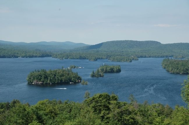 The Adirondacks - Blue Mountain Lake in Hamilton County image. Click for full size.