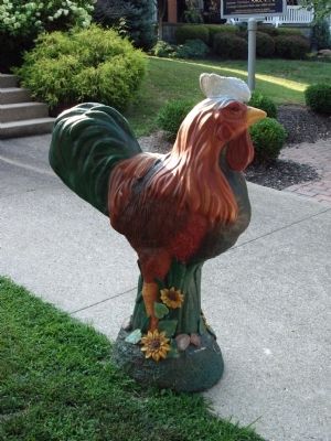 Obverse View - - The Little Red Hen - Brookville Library image. Click for full size.