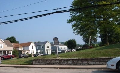 Wide View - - Brookville College Marker. Click for full size. Wide View - - Brookville College Marker image. Click for full size.