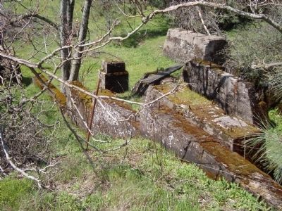 Lincoln Mine Hoist Foundation.. Click for full size. Lincoln Mine Hoist Foundation. image. Click for full size.