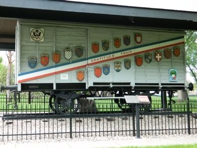 Boxcar used in the 1st World War Marker image, Touch for more information