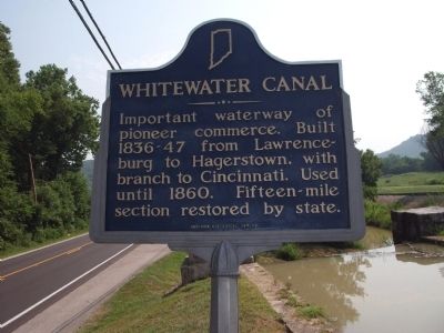 Whitewater Canal Marker image. Click for full size.