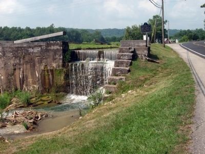 Looking West - - Whitewater Canal Marker. Click for full size. Looking West - - Whitewater Canal Marker image. Click for full size.