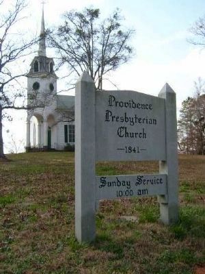 Providence Presbyterian Church Sign image. Click for full size.