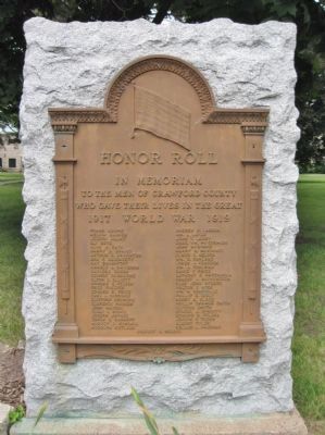 Honor Roll image. Click for full size.
