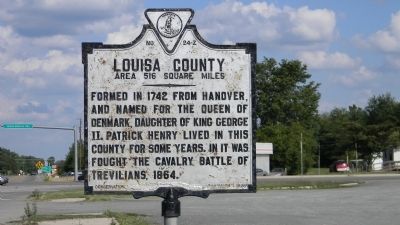 Louisa County Marker image. Click for full size.