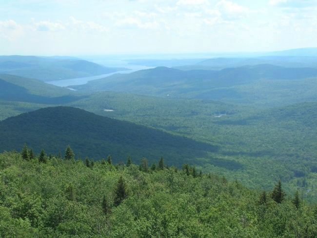 The Adirondacks - View From Hadley Mountain in Saratoga County image. Click for full size.