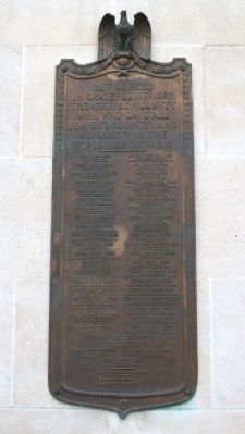 Atchison County World War I Memorial Marker. Click for full size. Atchison County World War I Memorial Marker image. Click for full size.