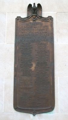 Atchison County World War I Memorial Marker image. Click for full size.