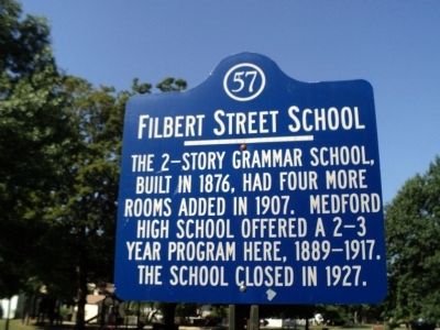 Filbert Street School Marker image. Click for full size.